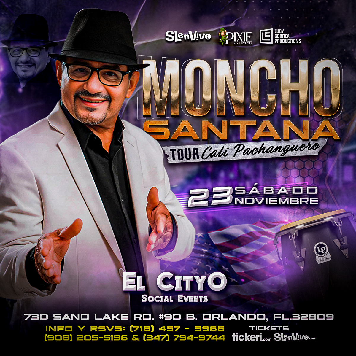 MONCHO SANTANA EN ORLANDO, FL